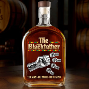 The Blackfather - Personalized Whiskey Bottle