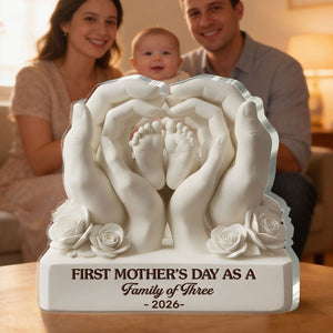 Our First Mother s Day Together - Personalized Custom Shaped Acrylic Plaque