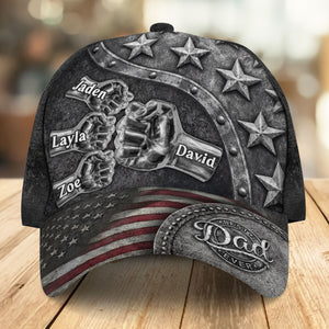 Best Dad Ever - Personalized Classic Cap Custom Gift for Dad, Custom Gift For Grandpa, Gift For Husband