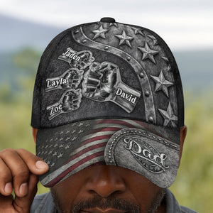 Best Dad Ever - Personalized Classic Cap Custom Gift for Dad, Custom Gift For Grandpa, Gift For Husband