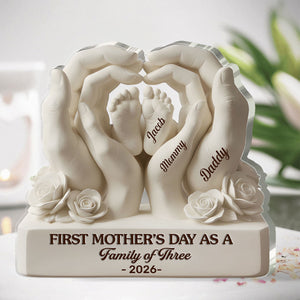 Our First Mother s Day Together - Personalized Custom Shaped Acrylic Plaque