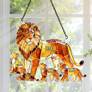 Best Dad In The Wild - Personalized Acrylic Suncatcher