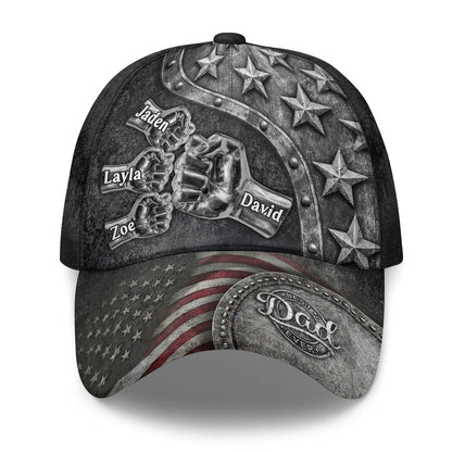 Best Dad Ever - Personalized Classic Cap Custom Gift for Dad, Custom Gift For Grandpa, Gift For Husband