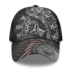 Best Dad Ever - Personalized Classic Cap Custom Gift for Dad, Custom Gift For Grandpa, Gift For Husband
