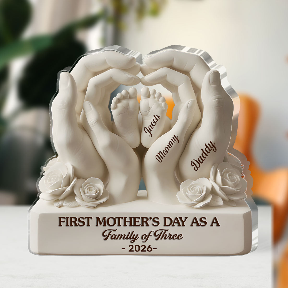 Our First Mother s Day Together - Personalized Custom Shaped Acrylic Plaque
