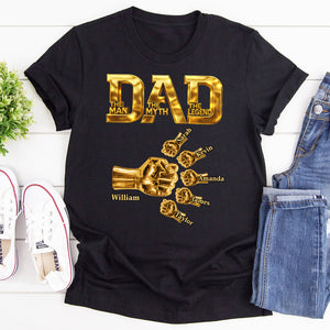 Best Dad Ever - Personalized 2D Unisex Shirt For Dad Grandpa on Father's Day