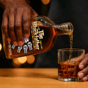 The Blackfather - Personalized Whiskey Bottle