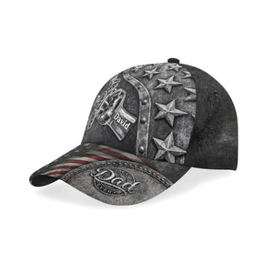 Best Dad Ever - Personalized Classic Cap Custom Gift for Dad, Custom Gift For Grandpa, Gift For Husband