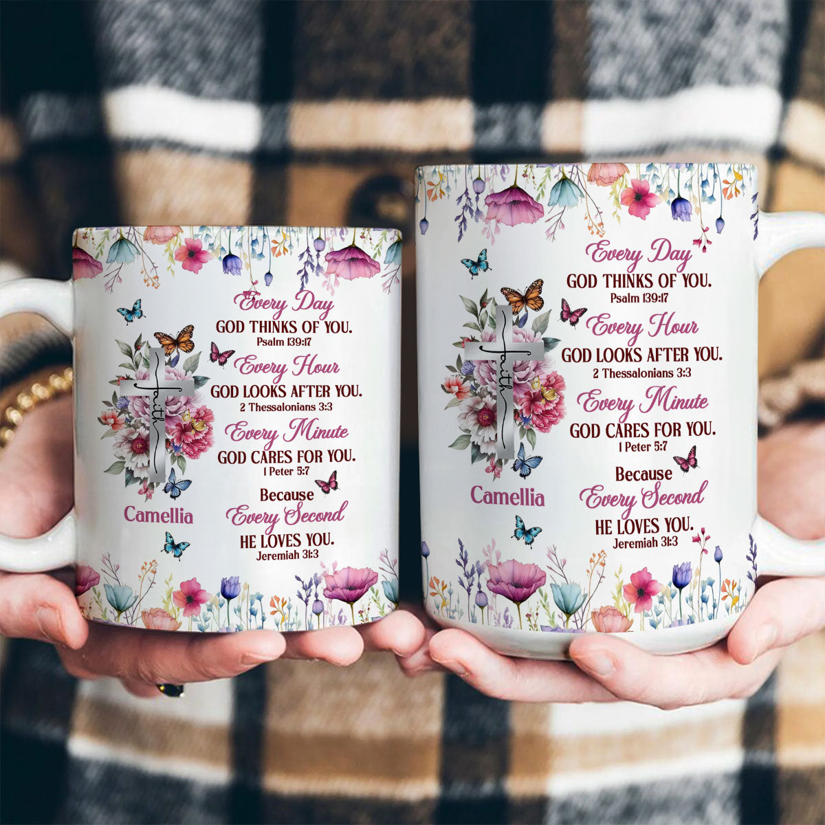 Every Day God Thinks Of You | Personalized Ceramic Coffee Mug