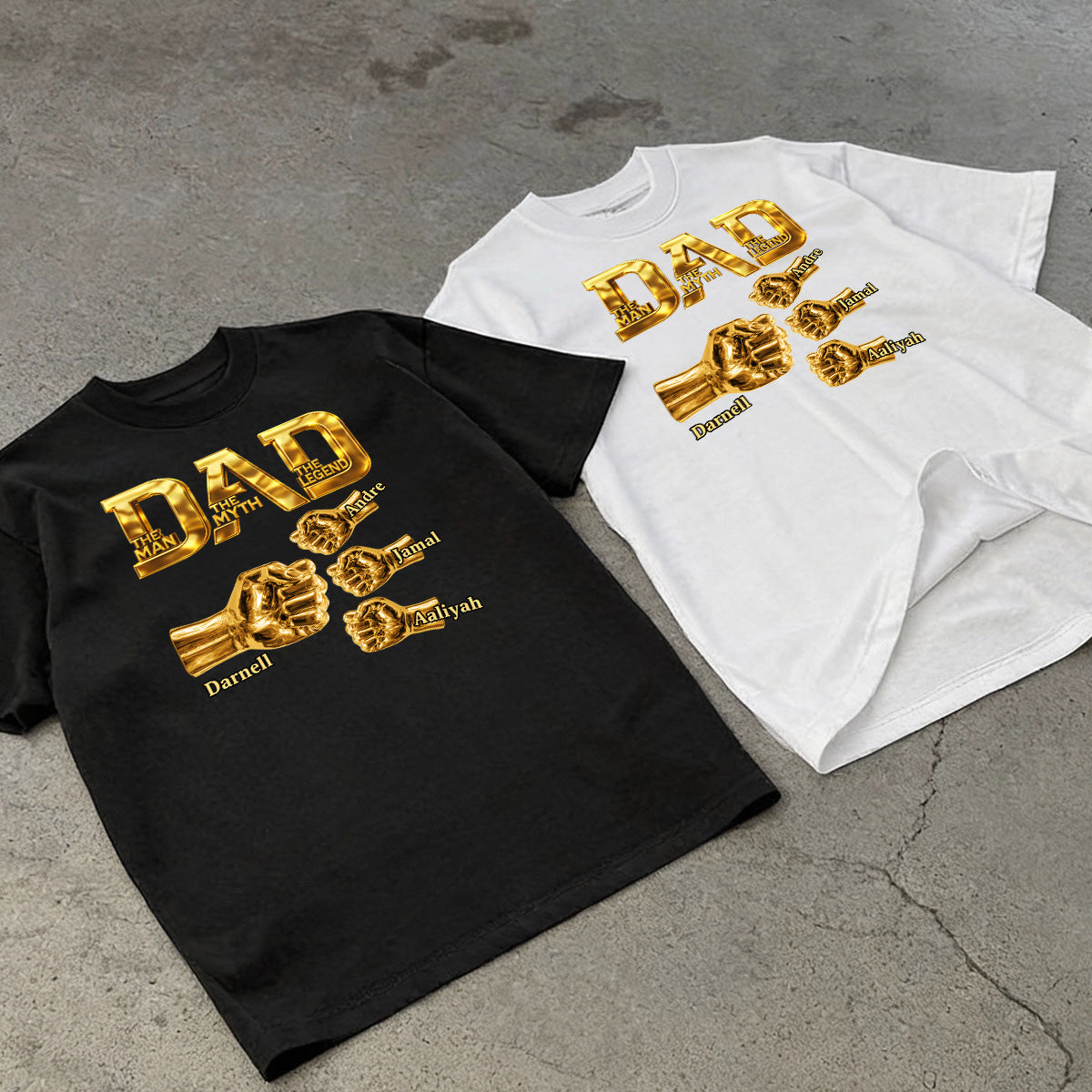 Best Dad Ever - Personalized 2D Unisex Shirt For Dad Grandpa on Father's Day