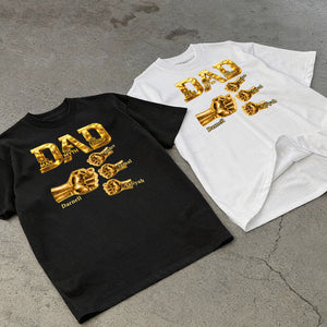 Best Dad Ever - Personalized 2D Unisex Shirt For Dad Grandpa on Father's Day