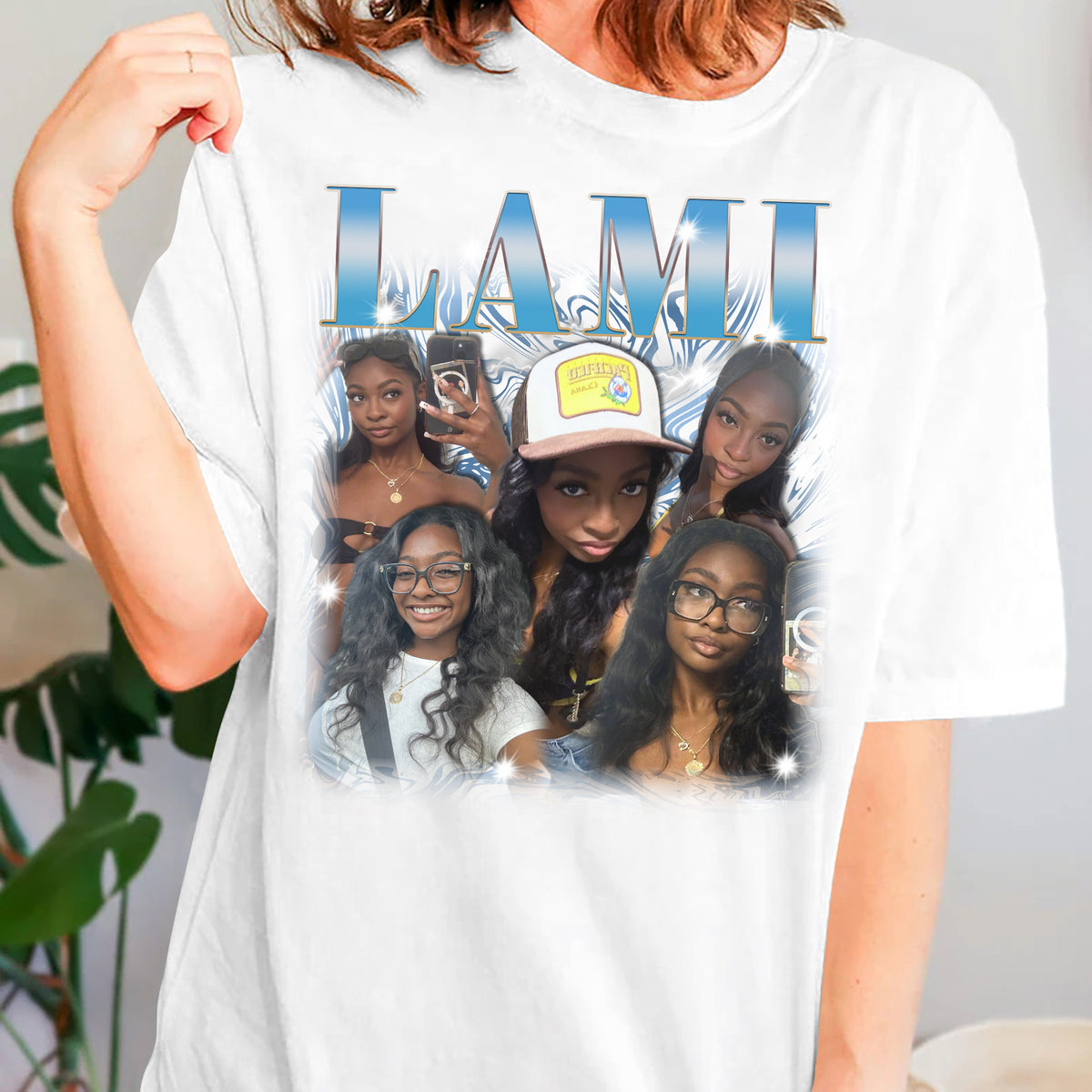 Custom Bootleg Rap Tee, Custom Photo - Vintage Graphic 90s Tshirt, 90s Style, Custom Photo Shirt, Gift For Girlfriend