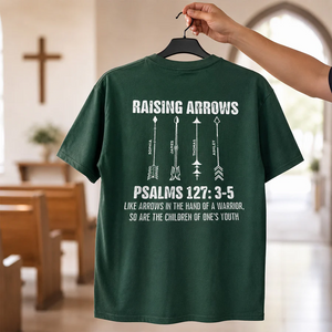Raising Arrows - Personalized Shirt  For Christian Dad
