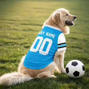 Charlotte Dog T-Shirt Pet Clothes Jersey for Dogs Custom Name and Number Gifts Soccer Fan Gift, Pet Jersey