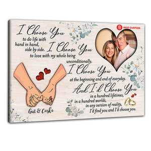 Hand In Hand I Choose You - Personalized Photo Poster & Canvas - Gift For Couple 10_2_9cf1eef6-5d33-431c-84ce-453ee3542619.jpg?v=1644918632