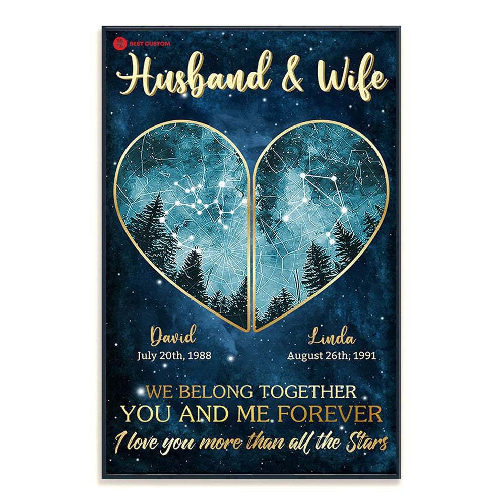 Stars Of Love Couple Zodiac Star Horoscope Signs I Love You More Than All The Stars - Personalized Poster & Canvas - Gift For Couple 136.jpg?v=1644833981