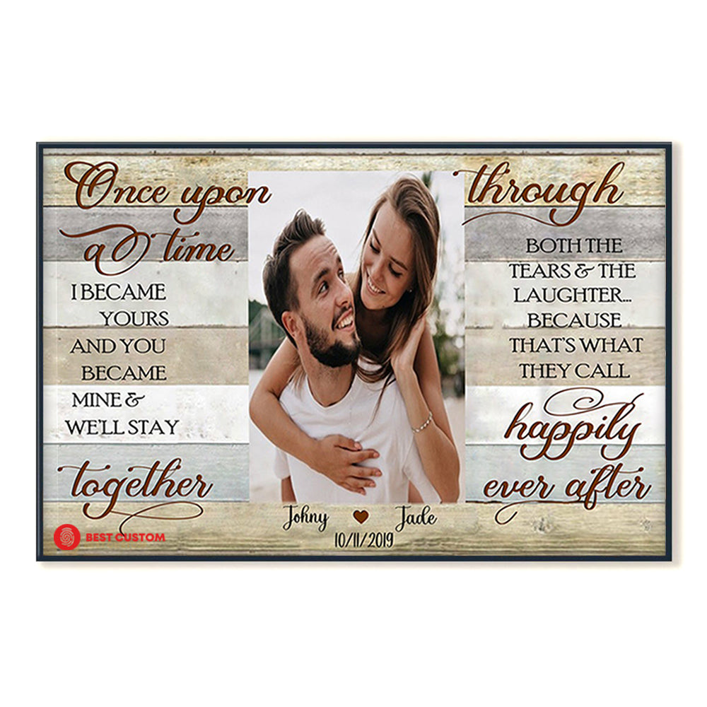 I Became Yours And You Became Mine - Personalized Photo Poster & Canvas - Gift For Couple 14_1.jpg?v=1644628889
