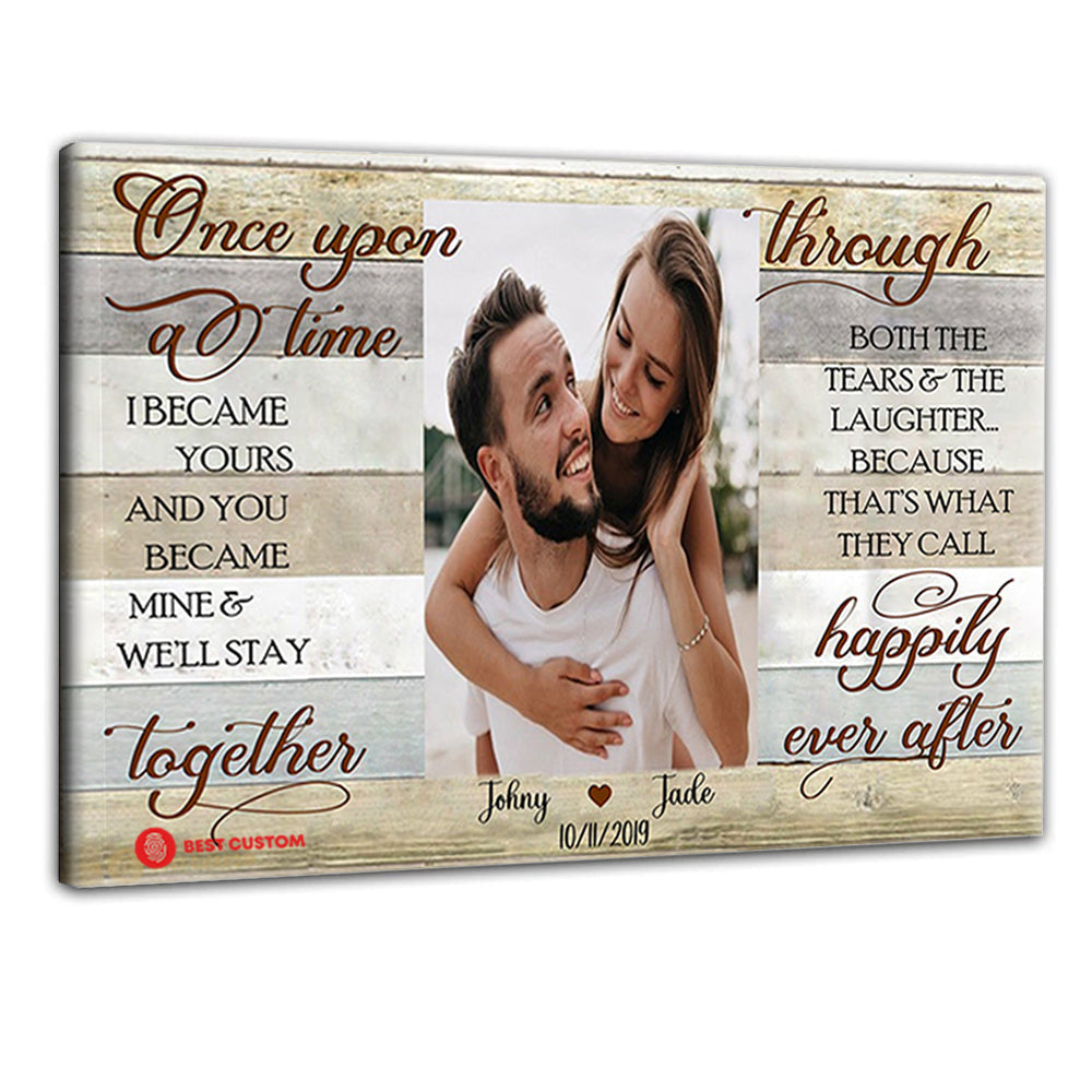 I Became Yours And You Became Mine - Personalized Photo Poster & Canvas - Gift For Couple 14_2.jpg?v=1644628889
