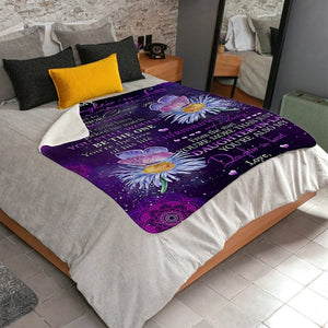 To My Daughter-In-Law - You're Also My Daughter-in-Heart Butterfly Purple Blanket Gift From Mother-in-law Birthday Gift Home Decor Bedding Couch Sofa Soft And Comfy Cozy 1647658284304.jpg