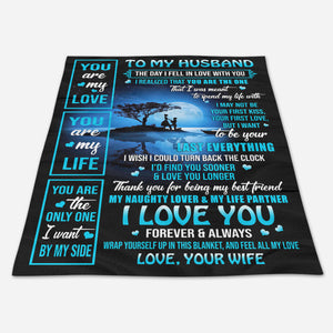 Best Valentine Gift For Husband Blanket, To My Husband You Are My Love You Are My Life - Love From Wife 1661842330557.jpg