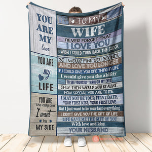 Gift For Wife Blanket, To My Wife You Are My Love 1664437817497.jpg
