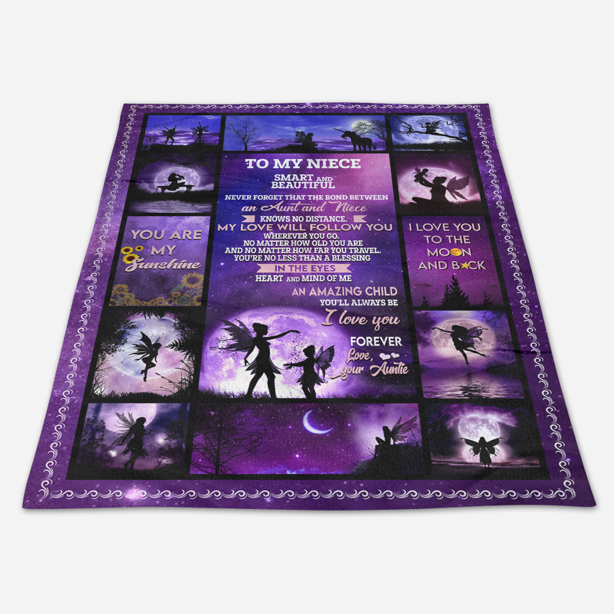 Gift For Niece Blanket, To My Niece Smart And Beautiful Personalized Name Blanket 1664529422371.jpg