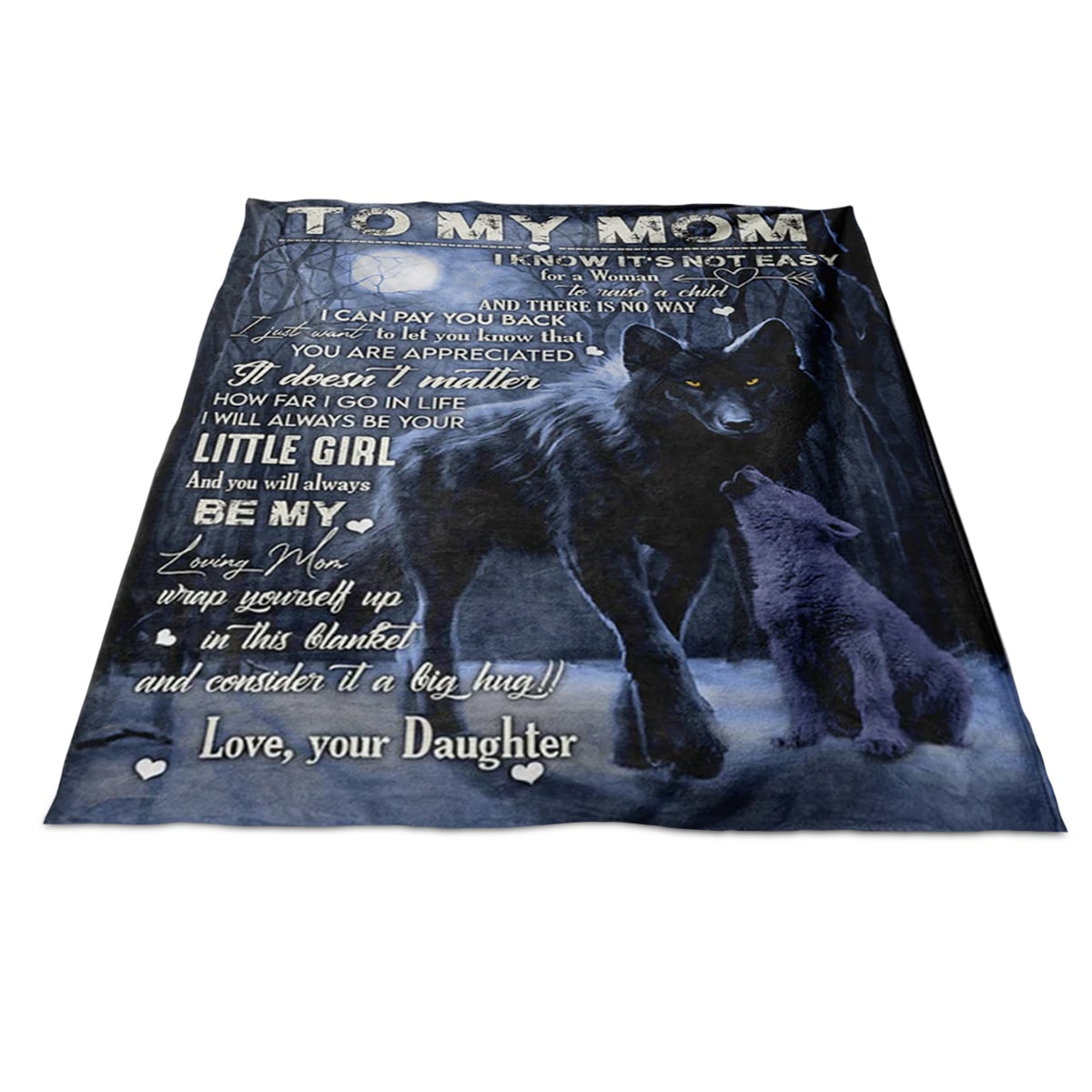 Gift For Mother From Son Blanket, To My Mom I Know It's Not Easy 1665111953779.jpg