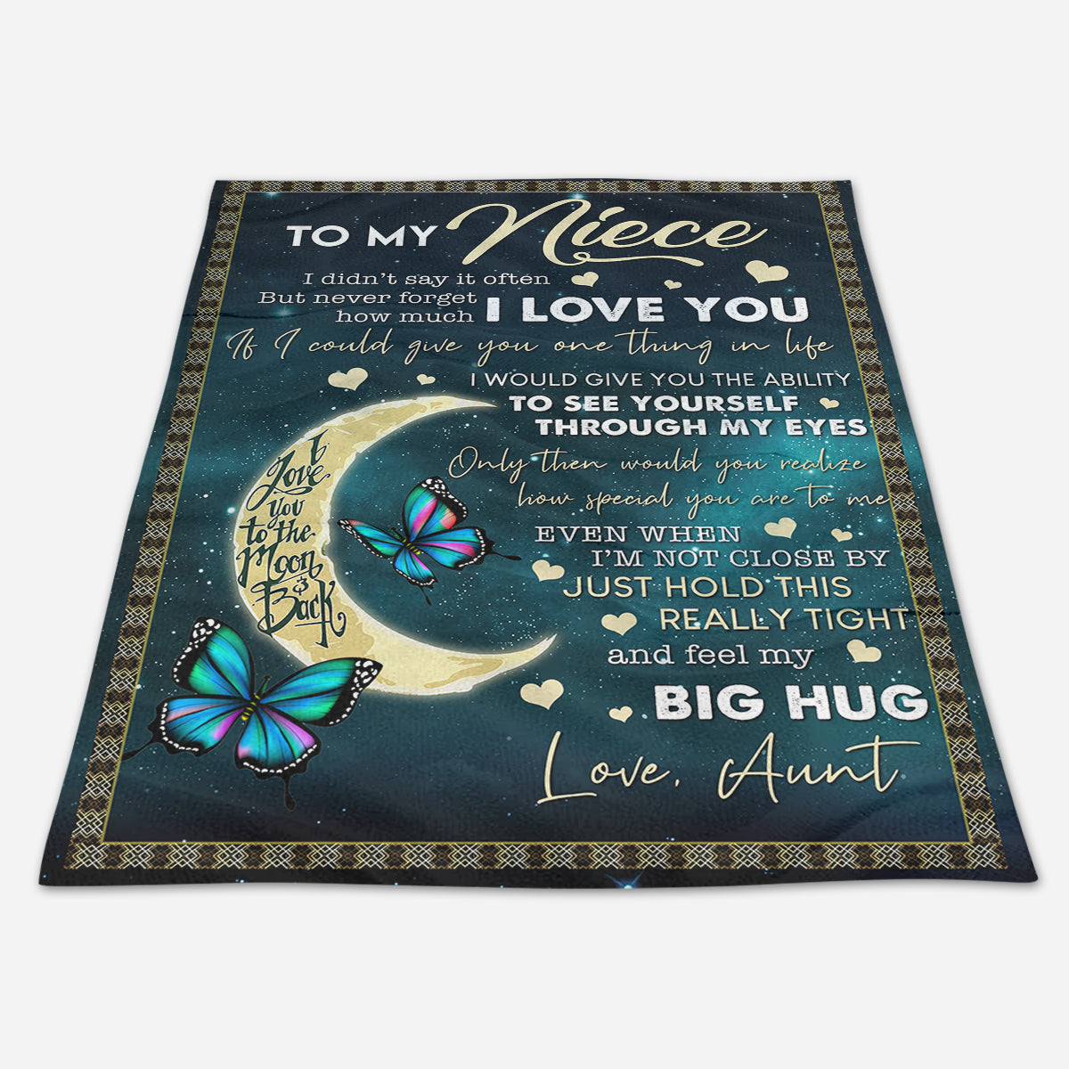 Gift For Niece Blanket, To My Niece I Love You 1666584739645.jpg