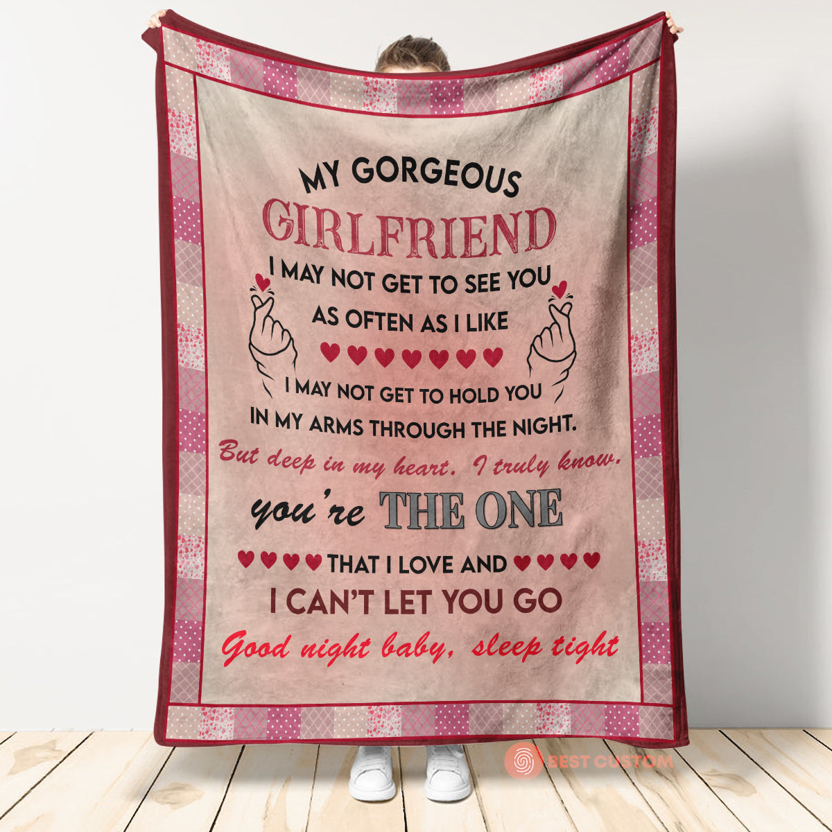 Best Valentine Gift For Girlfriend, I May Not Get To See You As Often As I Like. Gift For Girlfriend Family Home Decor Bedding Couch Sofa Soft And Comfy Cozy 1672998903217.jpg