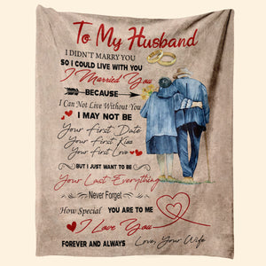Best Valentine Gift For Boyfriend Blanket, To My Husband I Love You Forever And Always Fleece Blanket 1673604377754.jpg