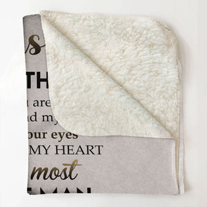 Best Valentine Gift For Husband, You Are The Most Incredible Man Fleece Blanket Gift For Family, Birthday, Couple, Gift For Him Gift Home Decor Bedding Couch Sofa Soft and Comfy 1673668239480.jpg