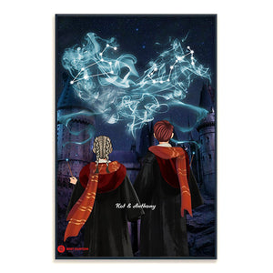 Wizard Couple Patronus Fan - Personalized Poster & Canvas - Gift For Couple 17_1.jpg?v=1644629610