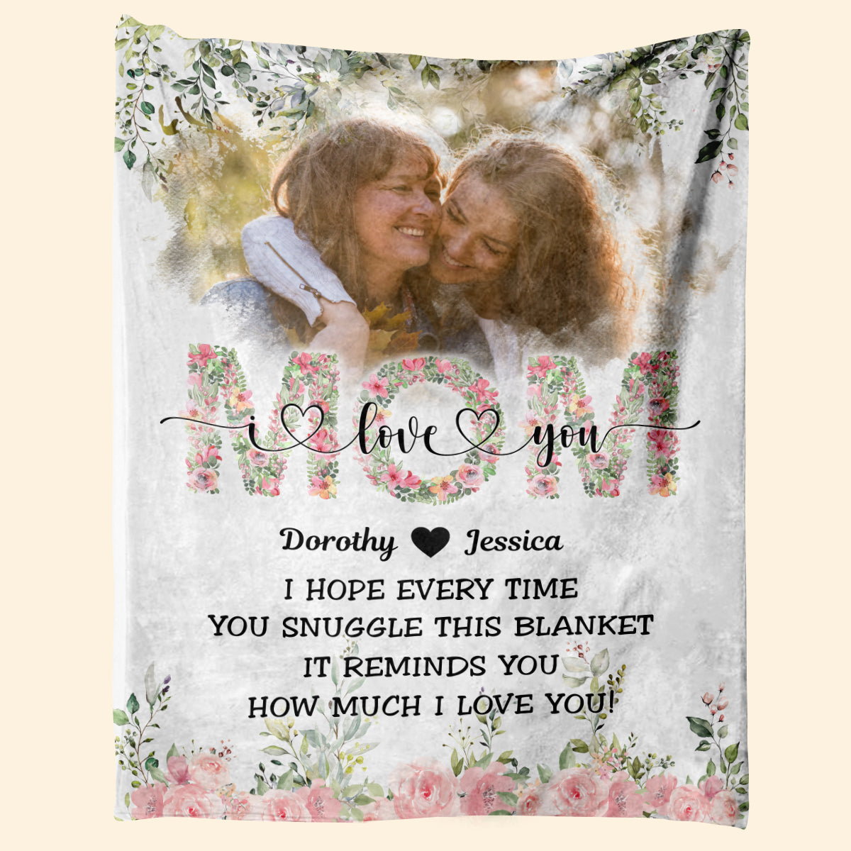 Snuggle This Blanket - It Reminds How Much We Love You - Personalized Blanket - Birthday, Mother's Day Gift For Mom, Mother, Mama 1_903259d3-8ed8-4677-a8c5-6789e578f8a7.jpg?v=1677213024
