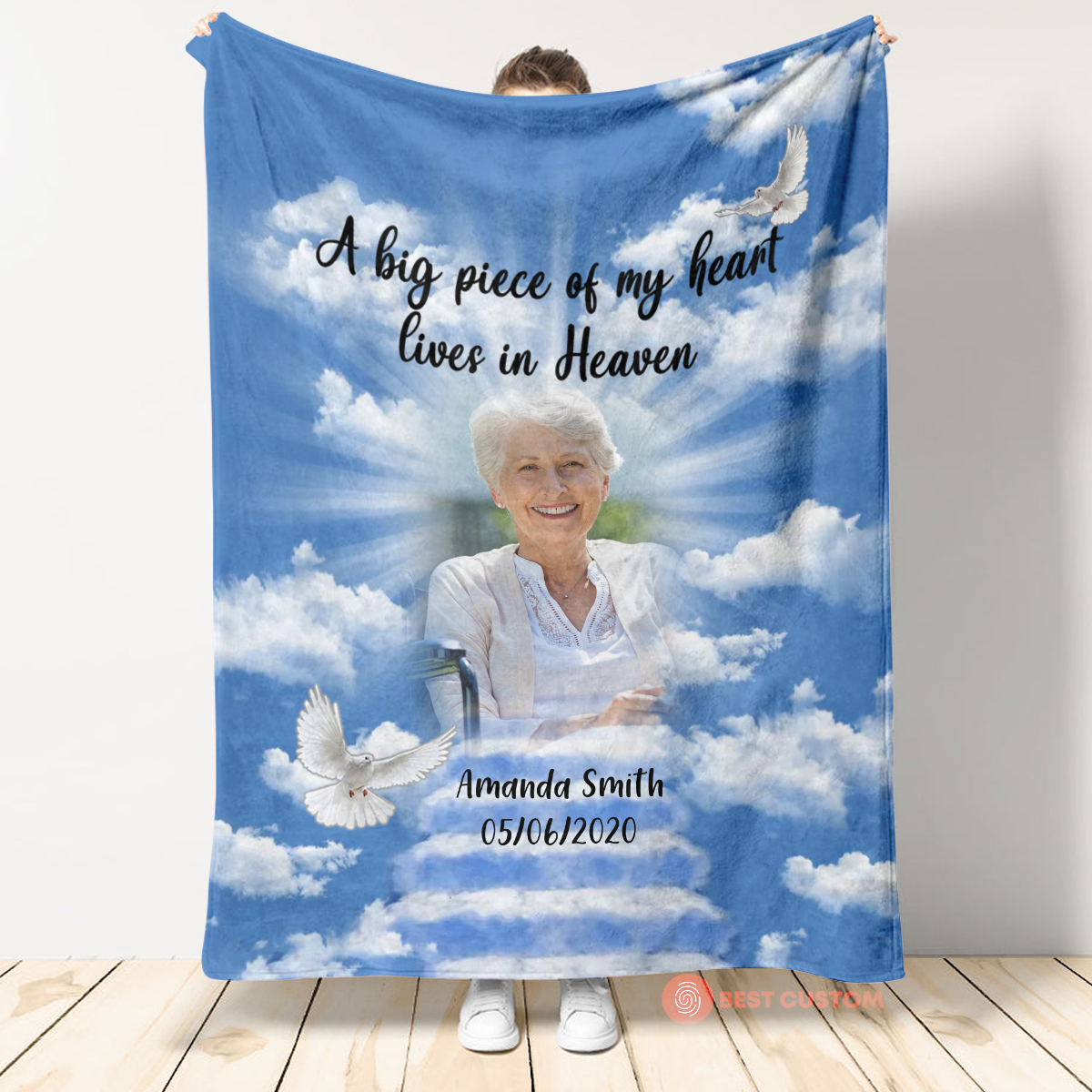 I Will Miss You Until We Meet Again Photo Canvas Memorial