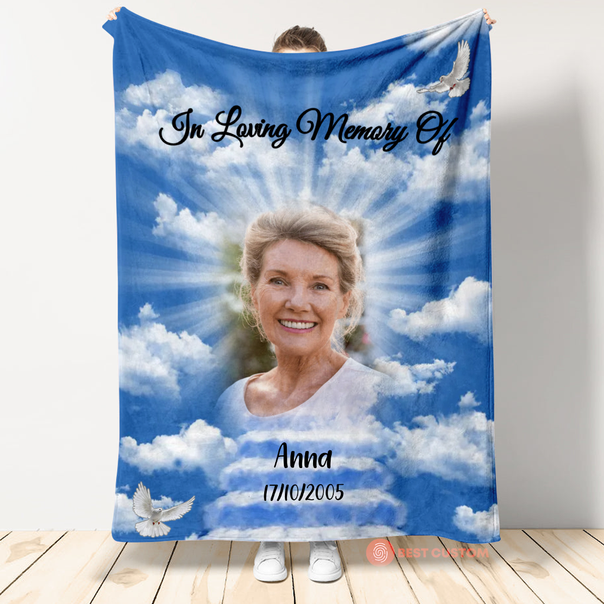 I Will Miss You Custom Photo Canvas Memorial