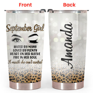 Girl Hated By Many Loved By Plenty Birth Day Queen Personalized Tumbler
