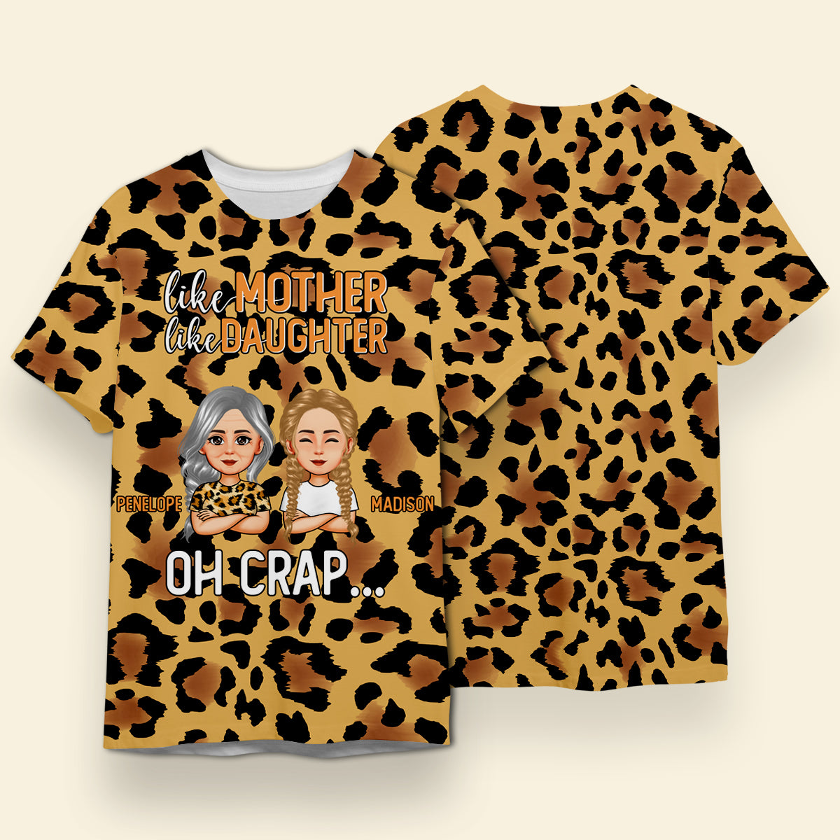 Like Mother Like Daughter - Personalized 3D All Over Print Shirt - Mother's Day, Gift For Mother