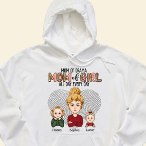 Mom Mode All Day Every Day - Personalized Apparel - Gift For Mom, Mum, Mommy, Mother's Day