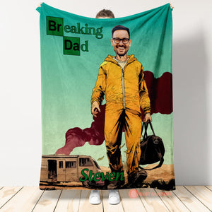 Breaking Dad - Personalized Blanket - Gift For Father 1_6ce8a835-a198-4178-860d-5483c6c536eb.jpg?v=1682565786