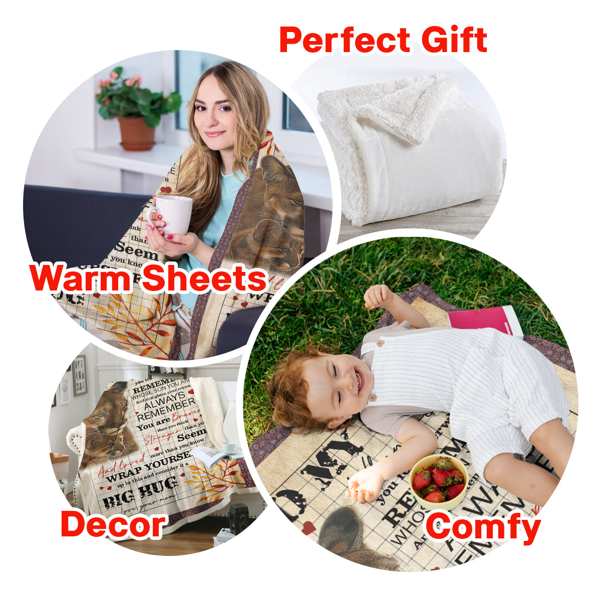 Gift For Son Blanket, To My Son Lion You Are Braver Than You Think - Love From Mom