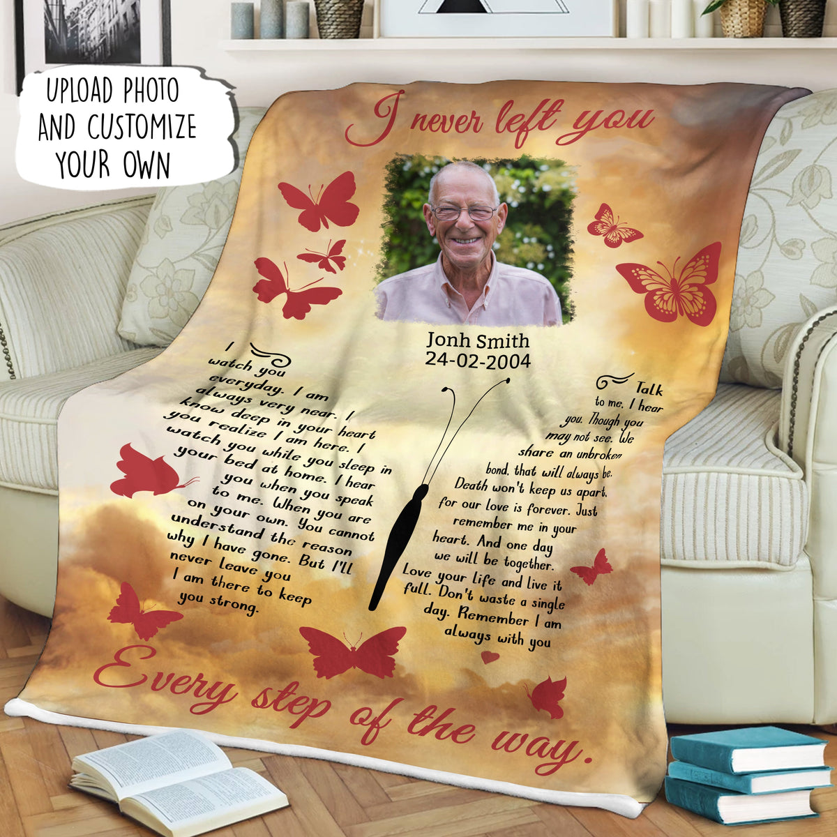 I Never Left You Custom Photo Blanket Memorial 1_1c6d557d-1b15-4baf-8966-61150e1339b0.jpg?v=1644998278