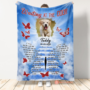 Personalized Dog Memorial Blanket - I Know How Much You Miss Me - Puppy Memorial Gift