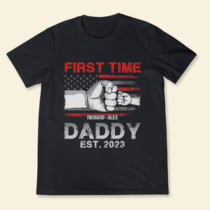 First Time Daddy - Personalized Apparel - Gift For Father 1_6fd39247-4262-47eb-93de-9f2825e3bcf2.jpg?v=1682567300