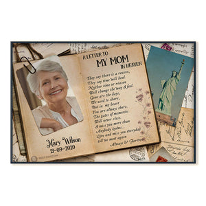 Miss You Everyday Personalized Canvas Memorial