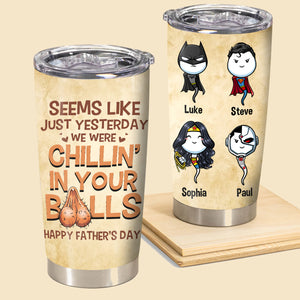 Seem Like Just Yesterday - Personalized Tumbler - Gift For Father, Father's Day, Family