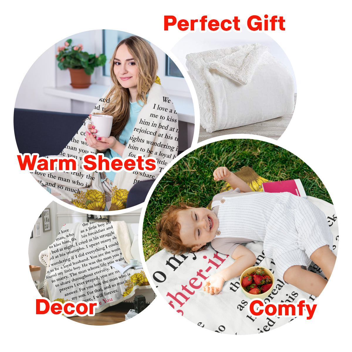 Gift For Daughter-in-law Blanket, Sunflower To My Daughter-in-law We Both Love The Same Man