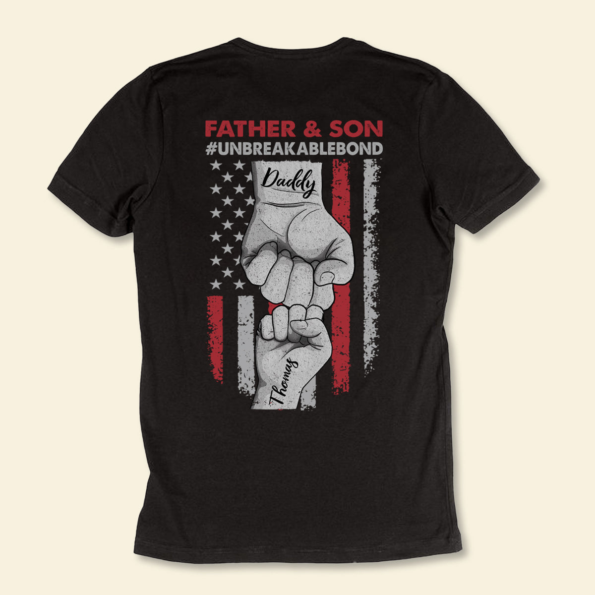 Father Daughter Father Son Unbreakable Bond - Personalized Shirt - Birthday Father's Day Gift For Dad, Husband 1_fa39f154-b83c-4ebe-97fe-b84725289dbc.jpg?v=1683772317