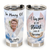 In Memory Personalized Gifts - Angel Wings A Big Piece Of My Heart - Hot Cold Tumbler Personalized
