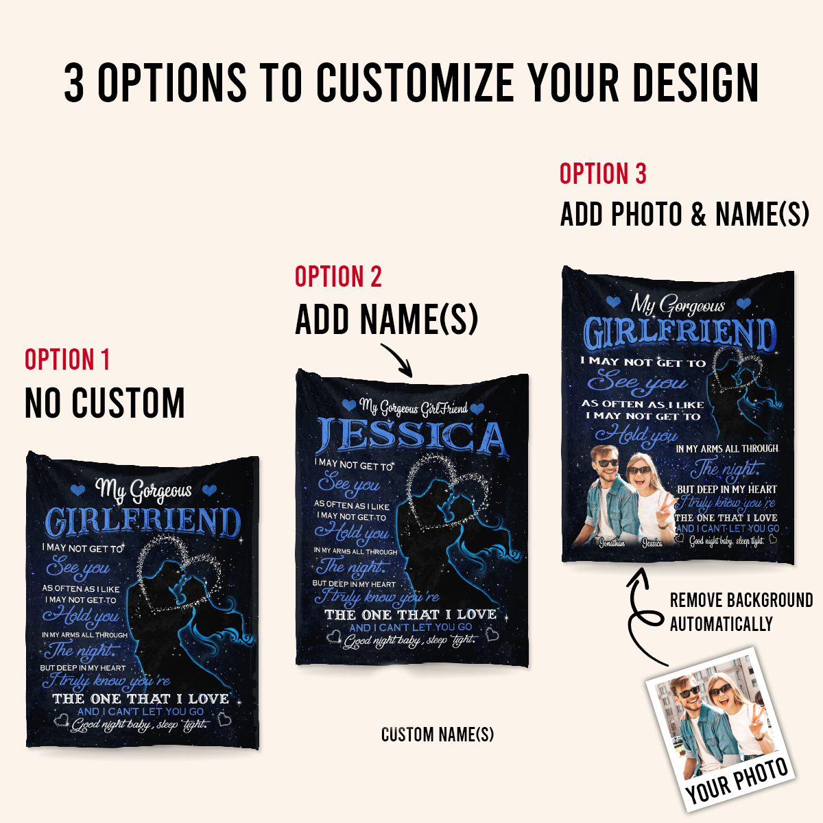 Best Valentine Gift For Girlfriend, My Gorgeous Girlfriend I May Not Get To See You As Often As I Like Live Preview