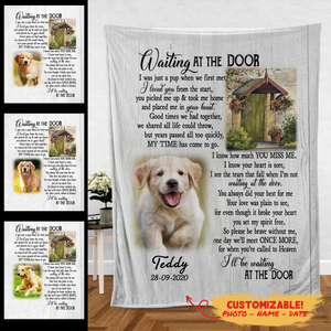 Memorial Blanket For Dog - My Time Has Come To Go - Memorial Gift For Dog Loss